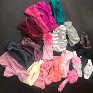 (19) Baby Bling brand Bow headbands